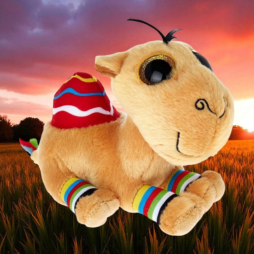 Ty Beanie Boos Jamal Camel Plush 8" Arabian Desert Dromedary Stuffed Animal Toy